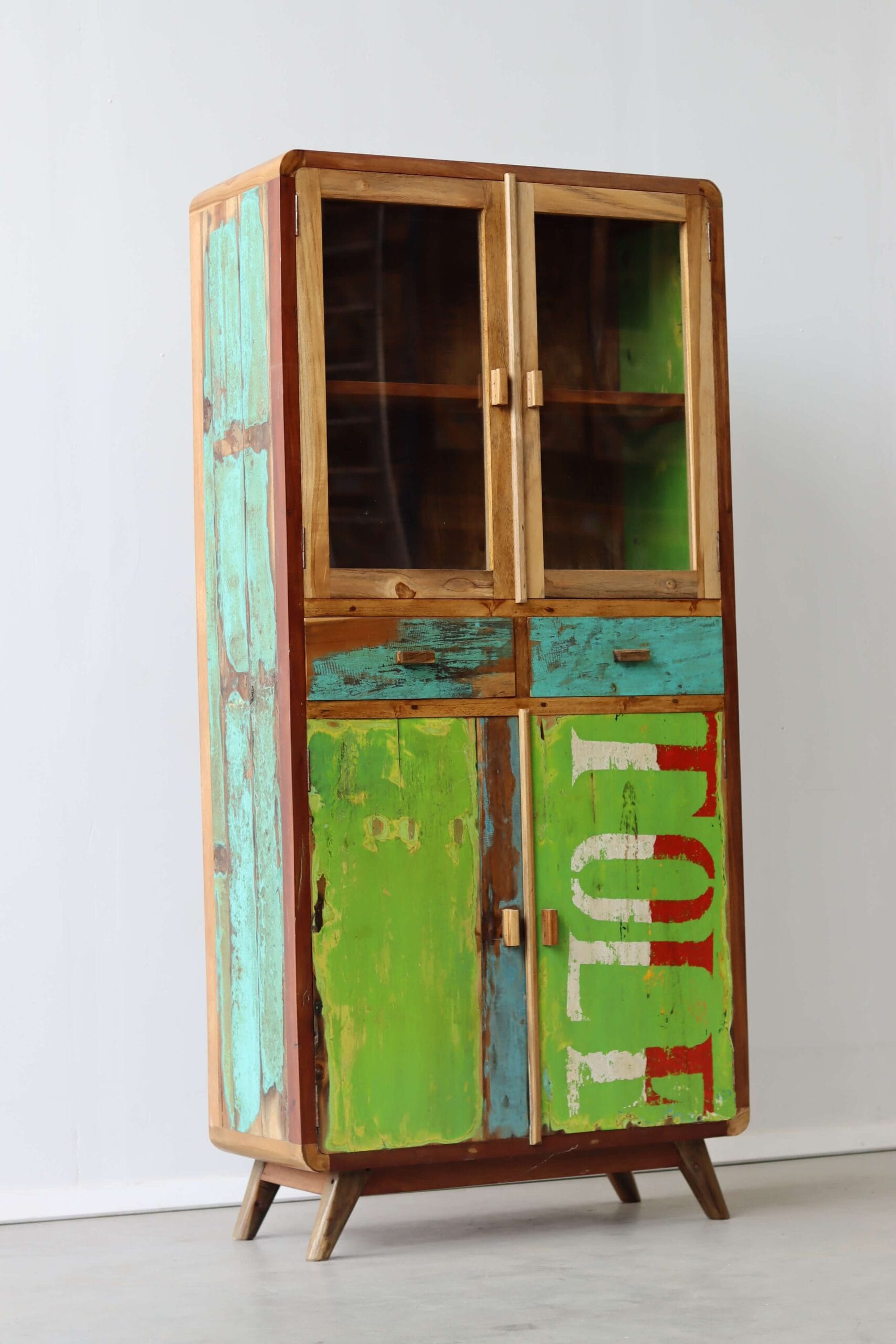 Vitrinekast Boothout Sumba