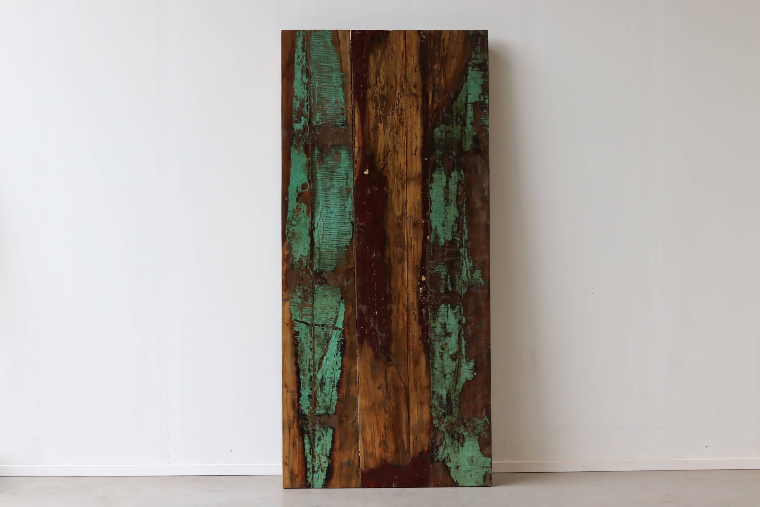 Eettafel Boothout houten poten 220x100