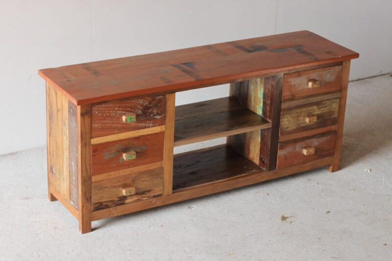 Dressoir scrapwood Bali getint