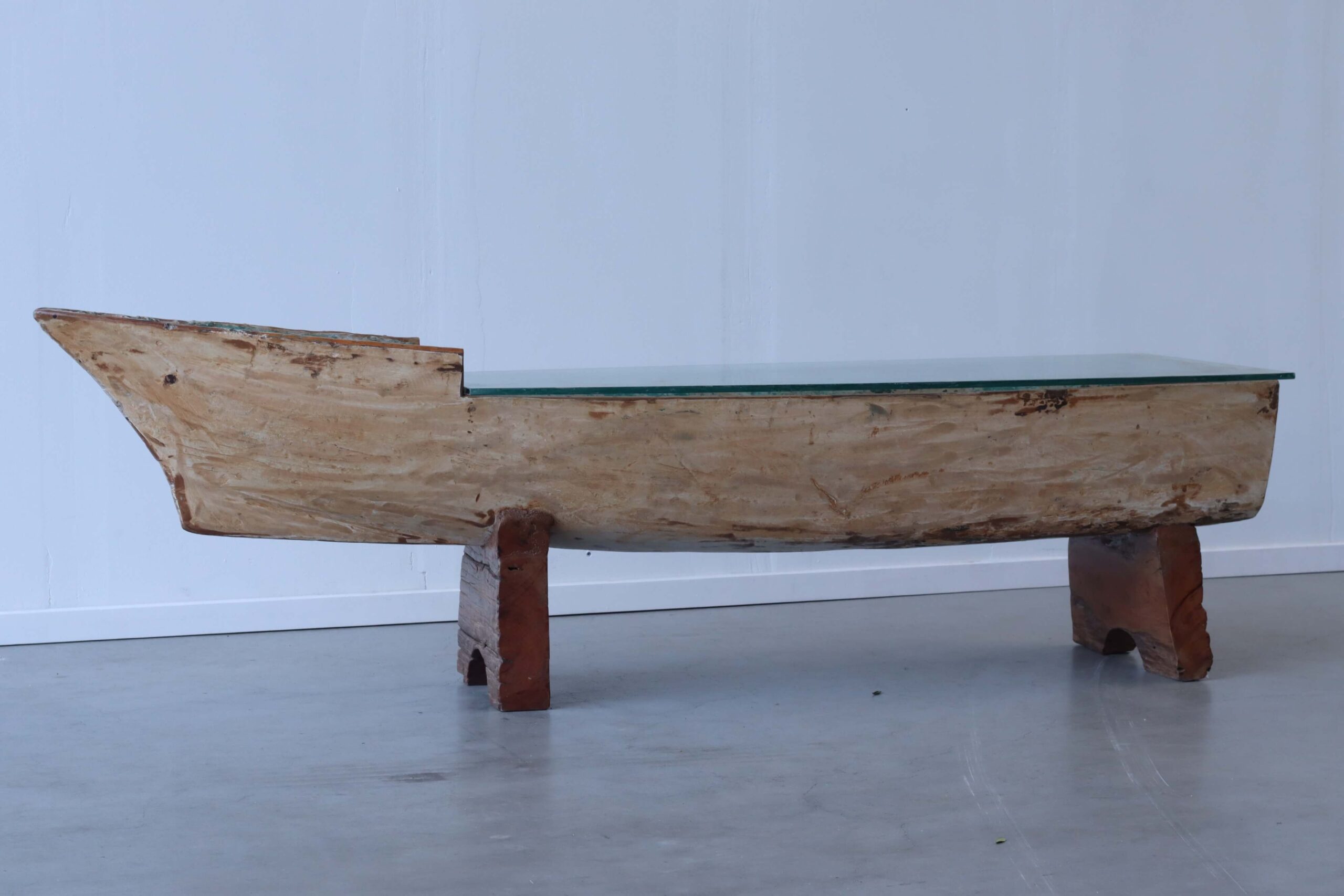 Salontafel vissersbootje