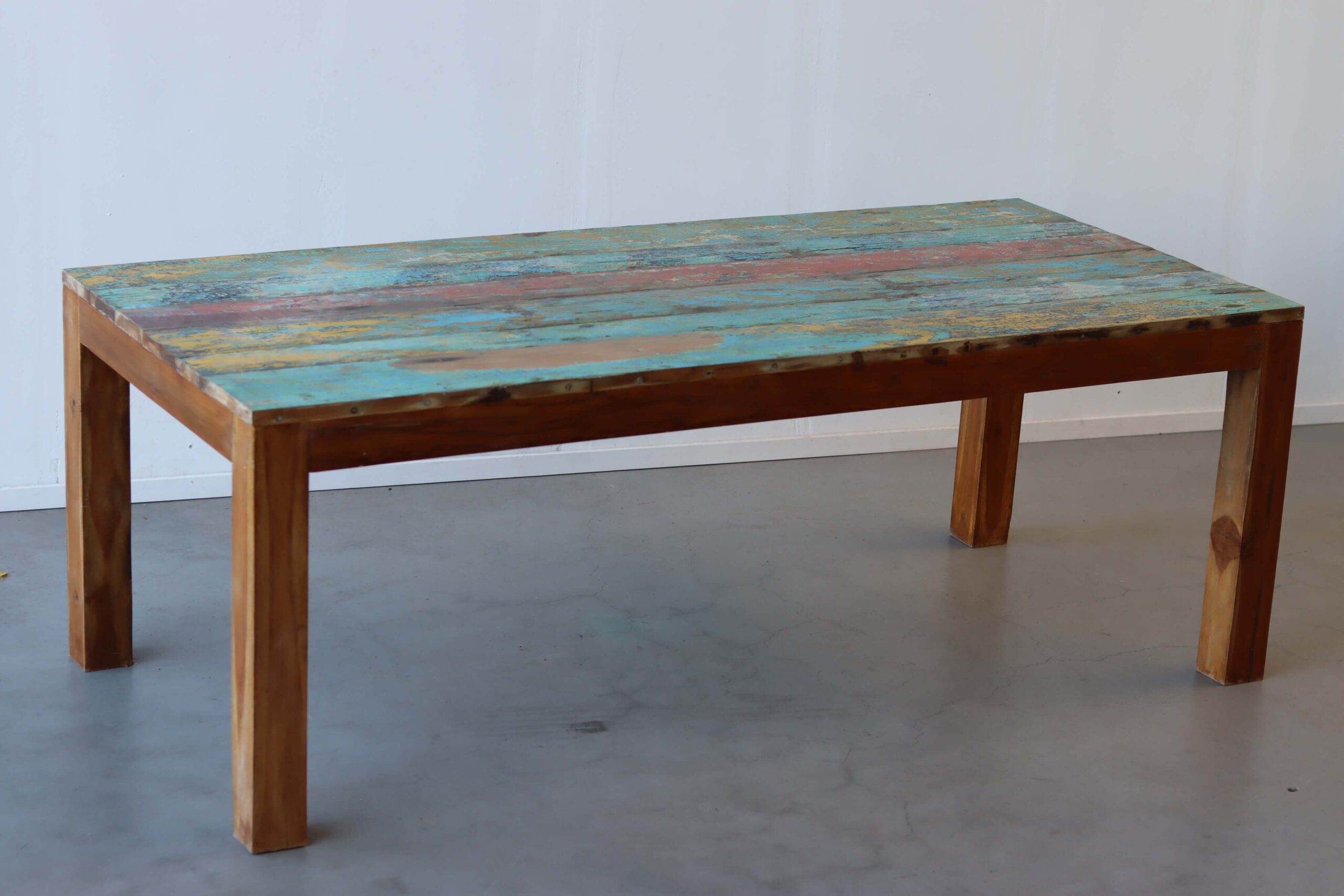 Houten eettafel sloophout